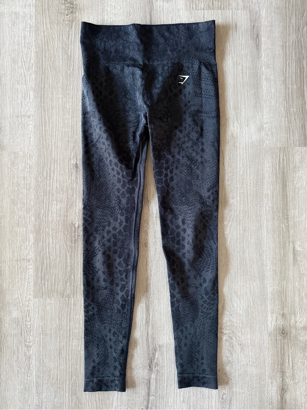 NWOT Gymshark Adapt X Whitney Animal Seamless Leggings - Asphalt Grey/Black - S